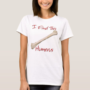 Camiseta Eu encontro este t-shirt do úmero