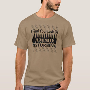 Camiseta Eu encontro sua falta da perturbação da muniçã