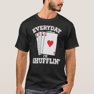 Camiseta Eu Encosto Cartões De Poker Quatro De Um Tipo Todo
