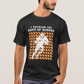 Camiseta Eu Enfrentei 100 Dias de Futebol Escolar 100 Dias