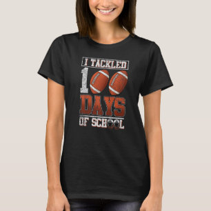 Camiseta Eu Enfrentei 100 Dias De Futebol Escolar Dia 100º