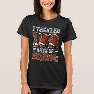 Camiseta Eu Enfrentei 100 Dias Escola Futebol 100º Dia De C