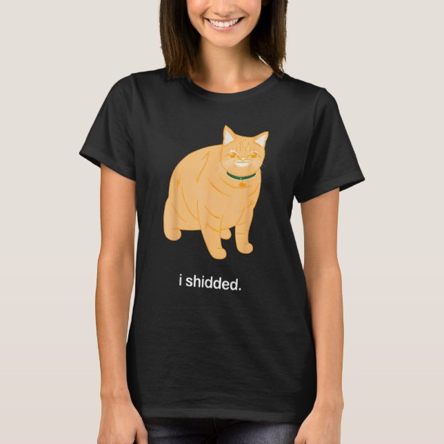 Camiseta Eu Enganei Gatos Engraçados Trendentes Gatos Amant (Frente)