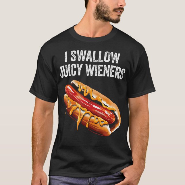 Camiseta Eu Engulo Juiche Com Engraçantes Engraçado Humor S (Frente)