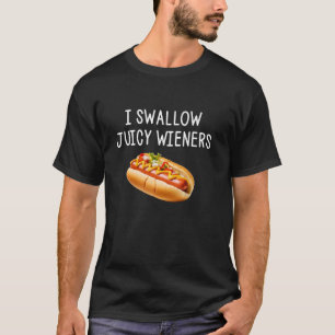 Camiseta Eu Engulo Juiche Com Piada Engraçada Sarcástico