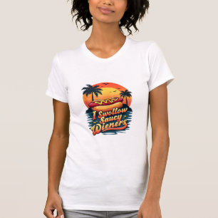 Camiseta Eu Engulo Molho Molho Sexo Engraçado Adulto Cachor