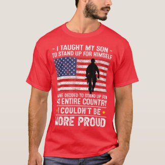 Camiseta Eu Ensinei Meu Filho Como Se Levantar, Orgulhoso M