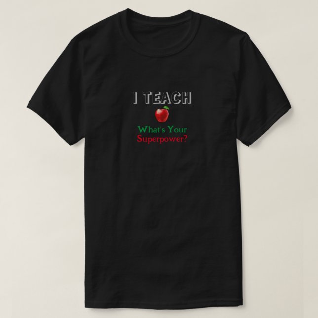 Camiseta Eu Ensino (Frente do Design)