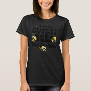 Camiseta eu ensino as abelhas mais bonitinhas no Ensino de
