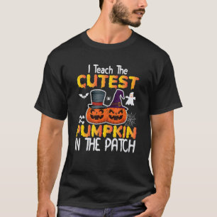 Camiseta Eu Ensino As Abóboras Mais Fofas No Remendo Profes
