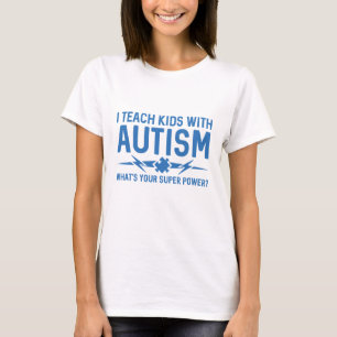 Camiseta Eu Ensino Crianças Com Autismo