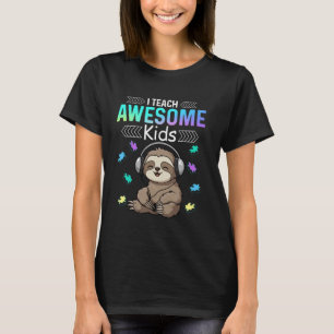 Camiseta Eu Ensino Crianças Incríveis Autismo Educação Espe