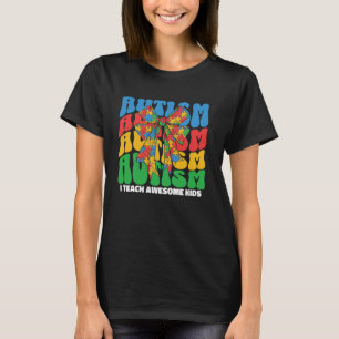 Camiseta Eu Ensino Crianças Incríveis SPED Autismo Educação