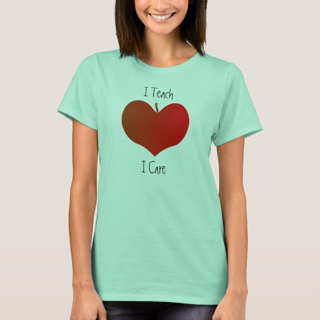 Camiseta Eu Ensino, Eu Me Importo (Frente)