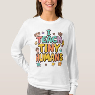 Camiseta Eu Ensino Humanos Pequenos
