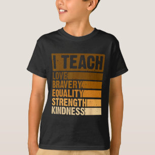 Camiseta Eu Ensino Mês da História Negra Melanina Afro Afri