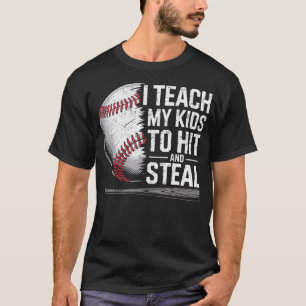 Camiseta Eu Ensino Meus Filhos a Rebater Ladrão Jogador de 