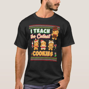 Camiseta Eu Ensino Os Biscoitos Mais Fofos Professor Natal