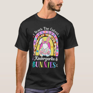 Camiseta Eu Ensino Os Coelhinhos De Jardim De Infância Mais
