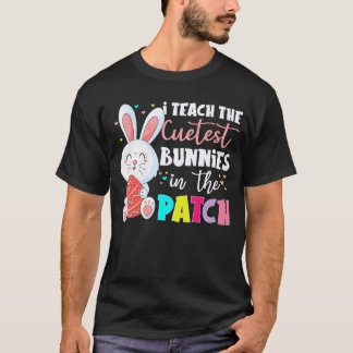 Camiseta Eu Ensino Os Coelhinhos Mais Fofos No Chá de Pásco