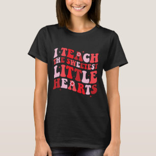 Camiseta Eu Ensino os Corações Mais Doces Professor Groovy