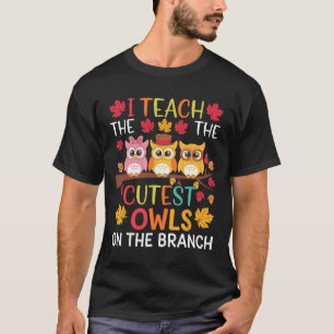 Camiseta Eu Ensino Os Corujas Mais Fofos No Galho Professor