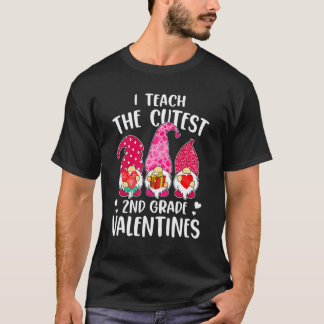 Camiseta Eu Ensino Os Pequenos Valentines Mais Fofos Mulher