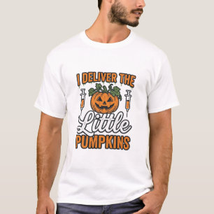 Camiseta Eu Entrego A Enfermeira De Halloween Das Pequenas