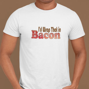 Camiseta Eu Envolveria Isso em Bacon