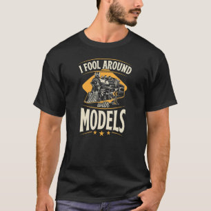 Camiseta Eu Envolvo-Me Com Modelos De Coletor De Comboio
