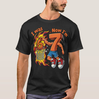 Camiseta Eu Era 6 Agora Eu Tenho 7 Basquete 6 7