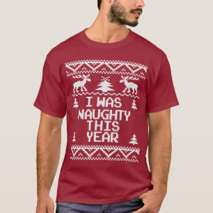 Camiseta Eu era impertinente esta camisola feia do Natal do