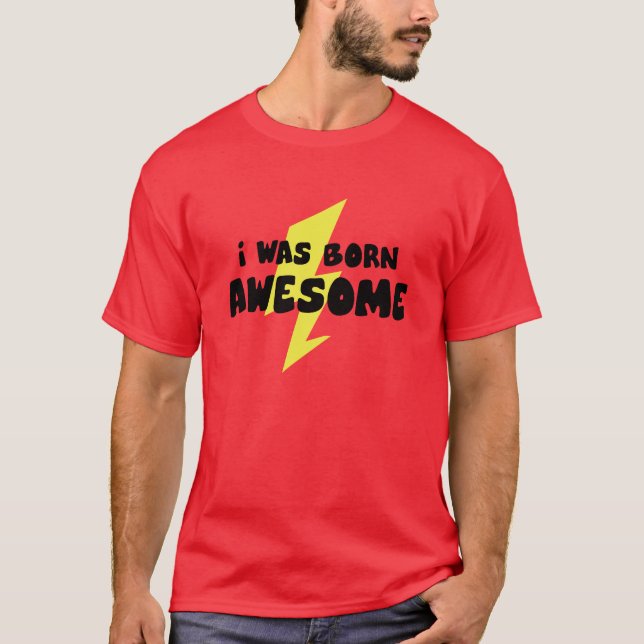 Camiseta Eu Era Nascer Incrível (Frente)