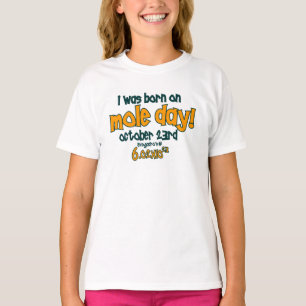 Camiseta Eu era nascido no dia da toupeira! (o número de