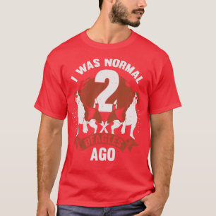 Camiseta Eu Era Normal 2 Beagles Ago Dog Lover Gift