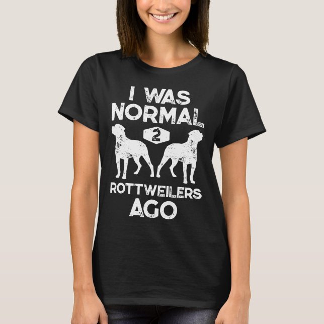Camiseta Eu Era Normal 2 Rotuleiros Ago Engraçado Cachorro  (Frente)