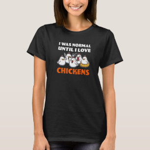 Camiseta Eu Era Normal Até Adorar Fazenda De Galinhas