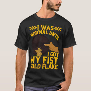 Camiseta Eu Era Normal Até Meu Primeiro Flaço Dourado Prosp
