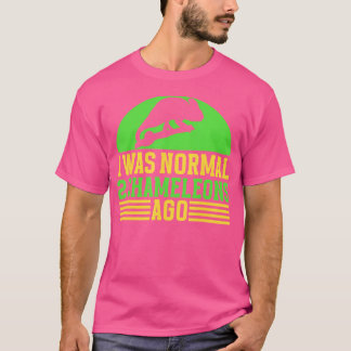 Camiseta Eu Era Normal Dois Camelões Ago Chameleon