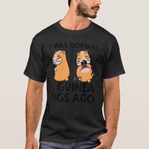 Camiseta Eu Era Normal Dois Porcos-guineenses Ago Guiné Pro