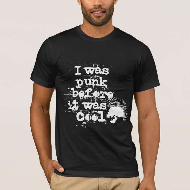 Camiseta Eu era punk antes de ser cool (Frente)