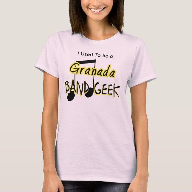 Camiseta Eu era um Geek de Banda Granada (Frente)