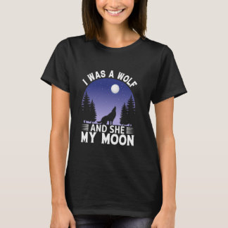 Camiseta Eu Era Um Lobo E Ela Era Minha Lua