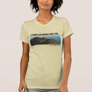 Camiseta Eu escalei a borda de faca de Katahdin
