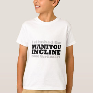 Camiseta Eu escalei o declive de Manitou