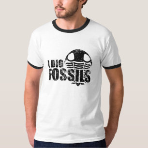 Camiseta EU ESCAVO FÓSSEIS Trilobita