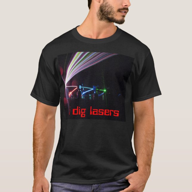 Camiseta Eu escavo lasers (Frente)