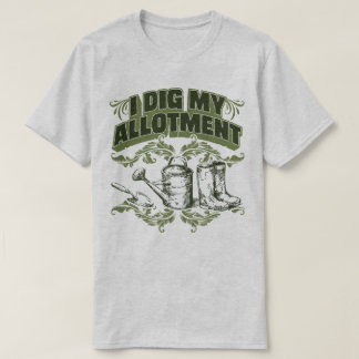Camiseta Eu escavo meu t-shirt do humor do jardim da