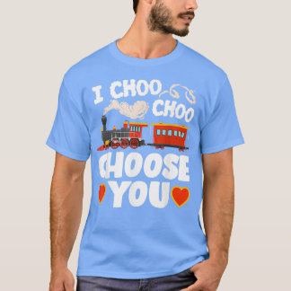Camiseta Eu Escolho Vocês Crianças Comboio Amor