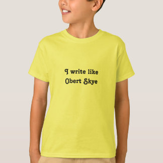Camiseta Eu escrevo como Obert Skye
